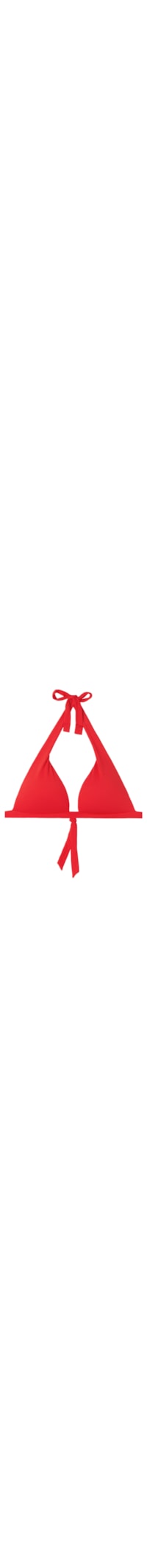 Parte De Cima De Biquíni Triângulo Classic Piquet - Vermelho