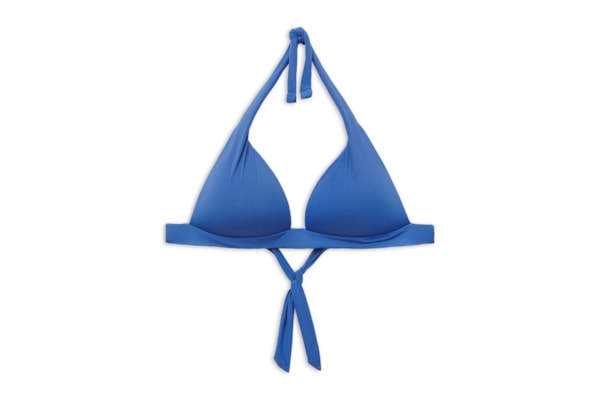 Parte De Cima De Biquíni Triângulo Indonésia - Azul