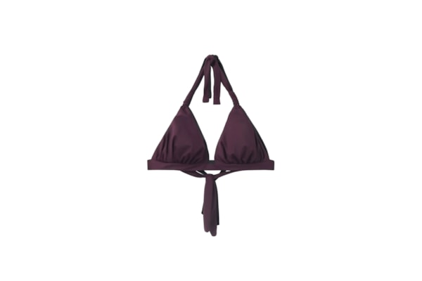 Parte De Cima De Biquíni Triângulo Scultura - Roxo