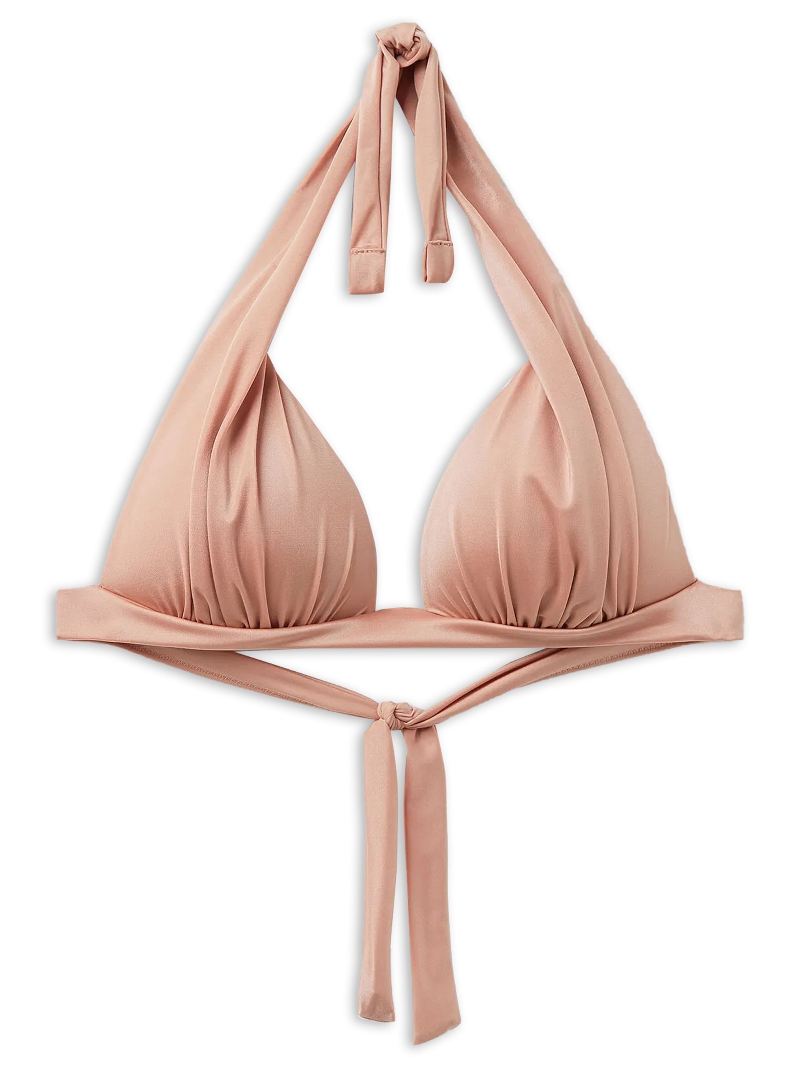 Parte De Cima De Biquíni Triângulo Shiny Satin Rosa Calzedonia