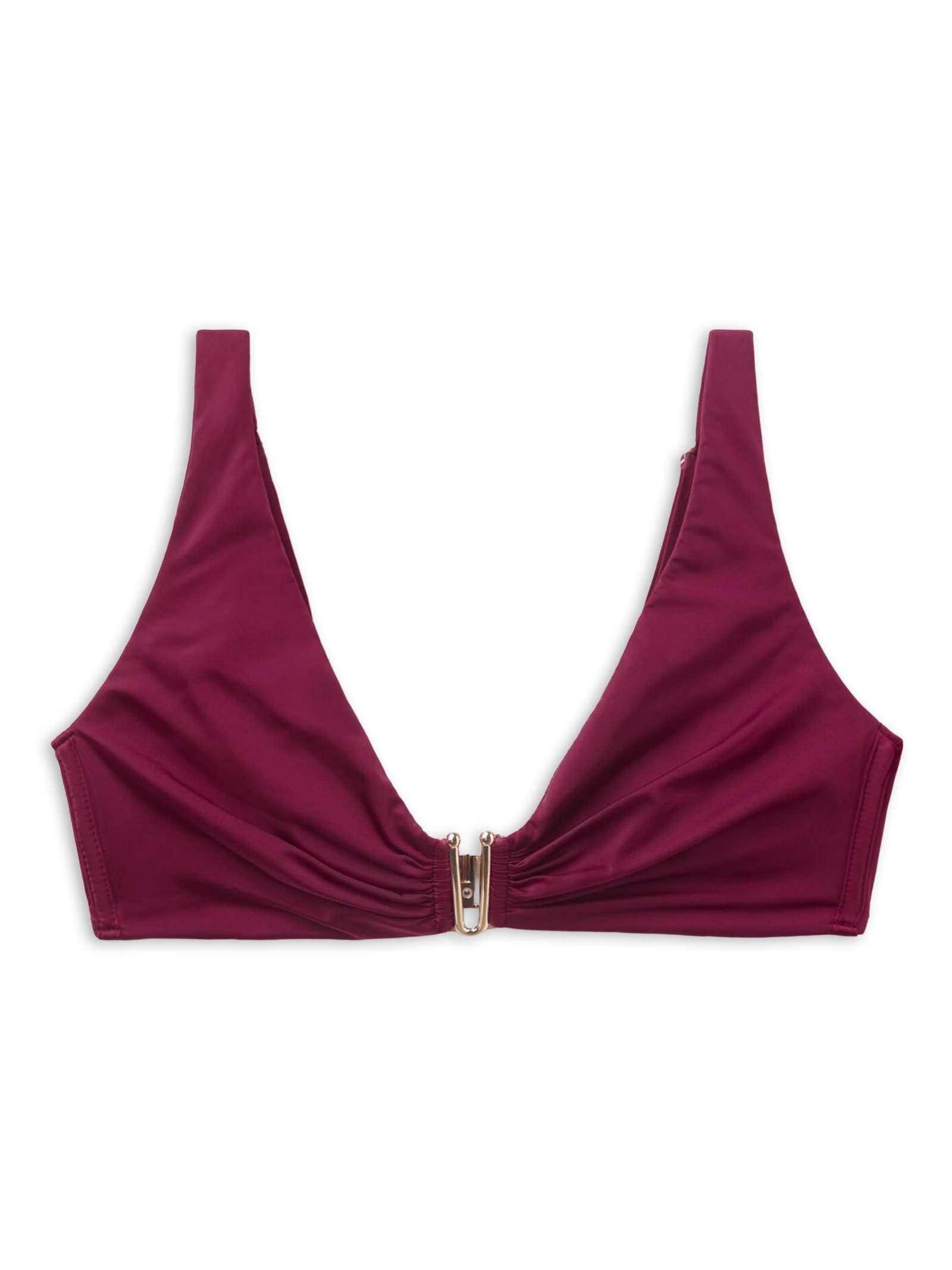 Parte De Cima De Biquíni Triângulo Timeless Diva Bordô Calzedonia