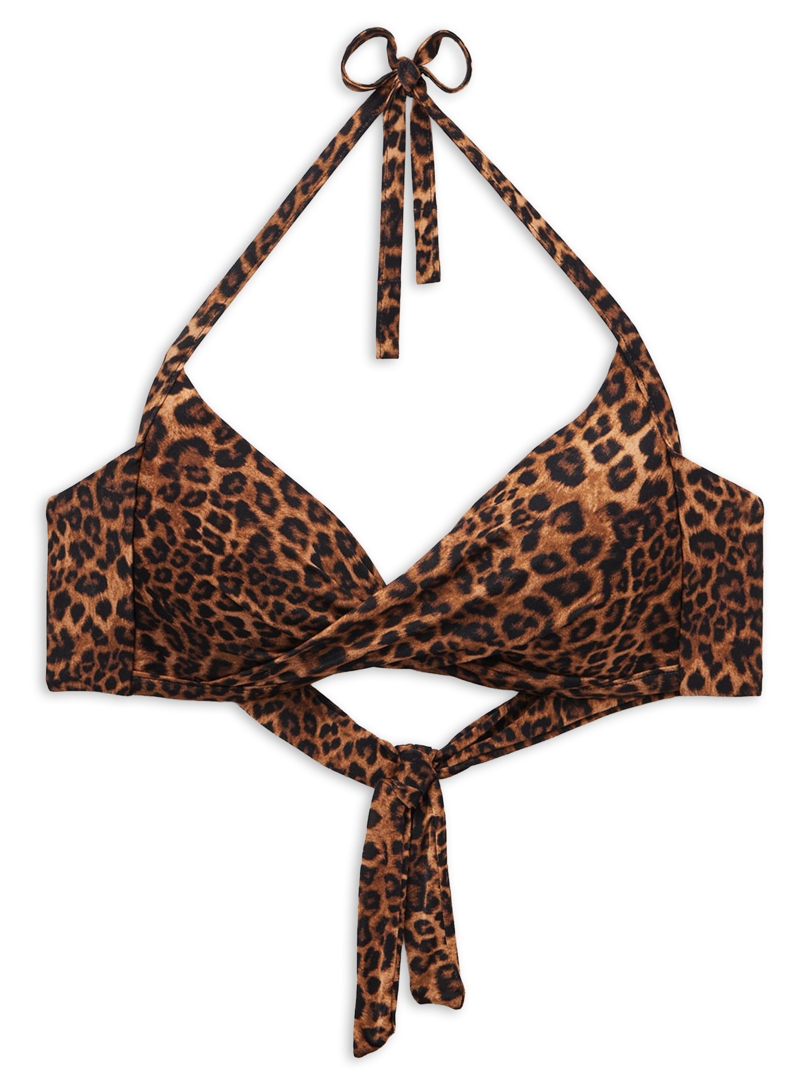 Parte De Cima De Biquíni Triângulo Wild Animalier Marrom Calzedonia