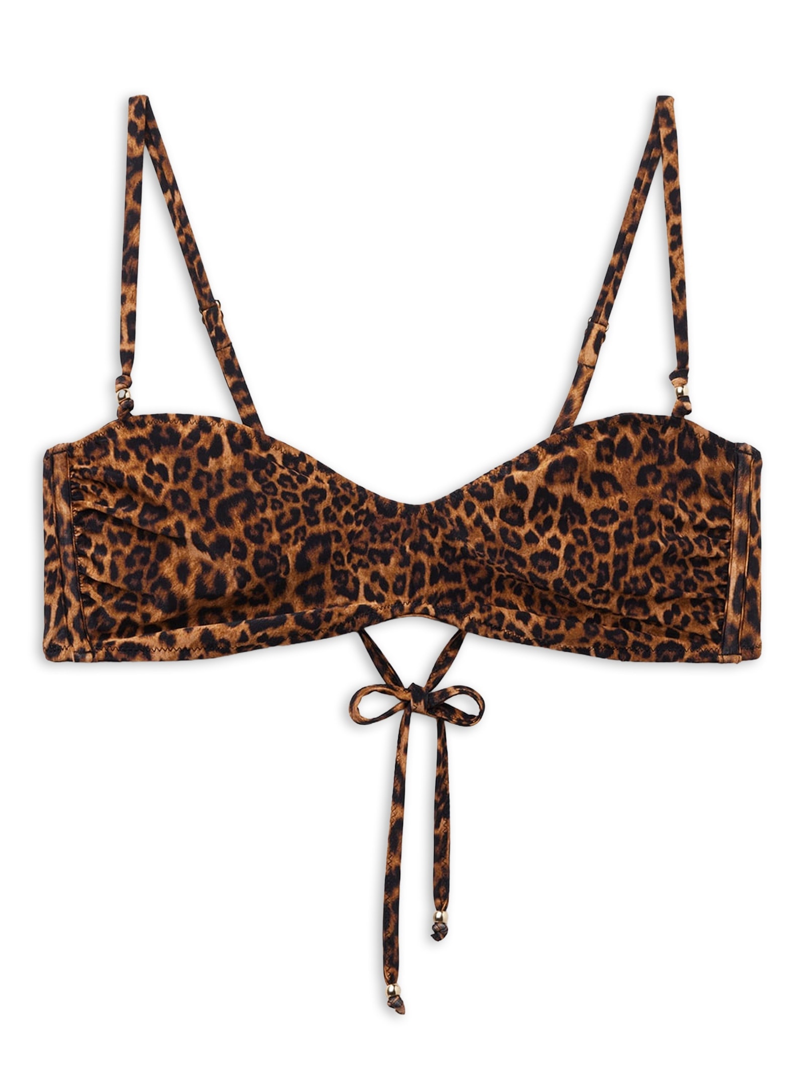 Parte De Cima De Biquíni Wild Animalier Marrom Calzedonia