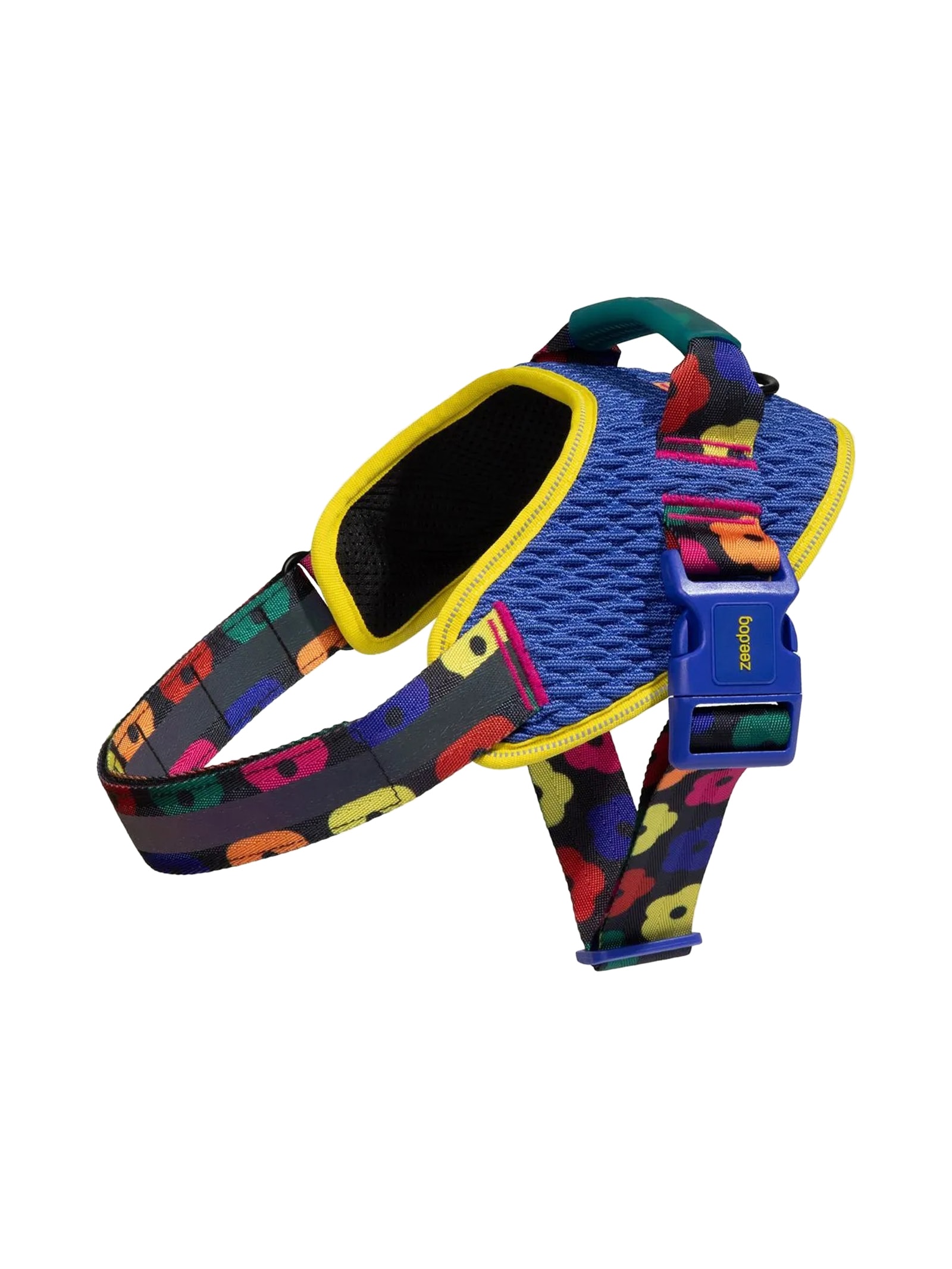 Peitoral Flyharness Mix Azul Farm Etc + Zeedog