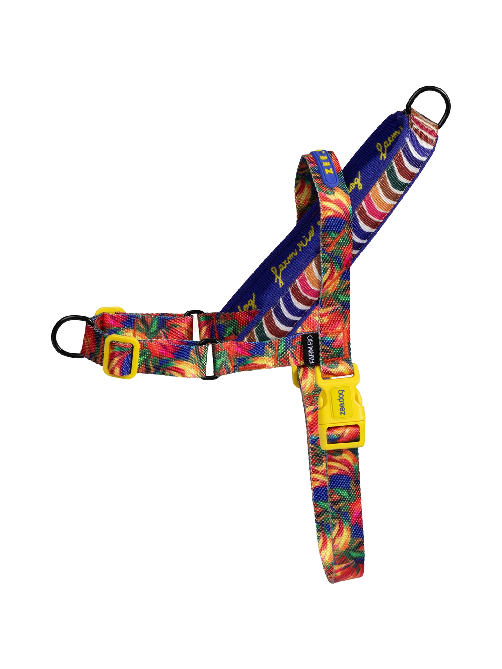 Peitoral Softwalk Mix Azul Farm Etc + Zeedog