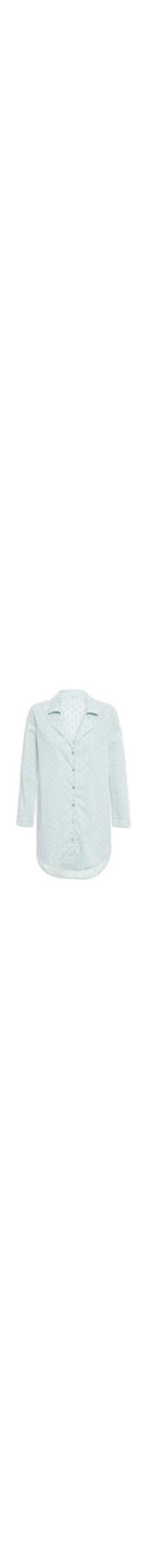 Pijama Camisão Estampado - Verde