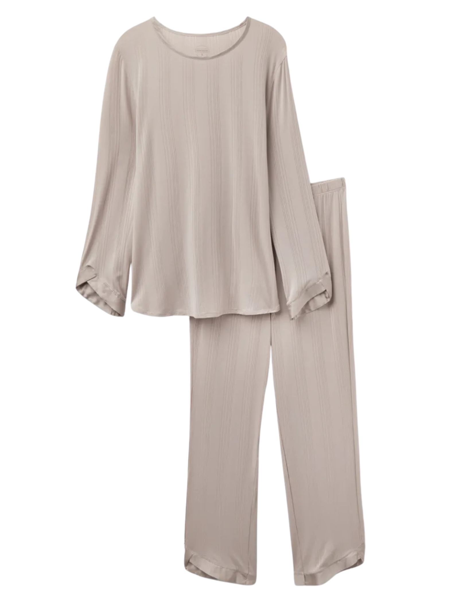 Pijama Comprido Delicate Alchemy Em Modal Beige Intimissimi