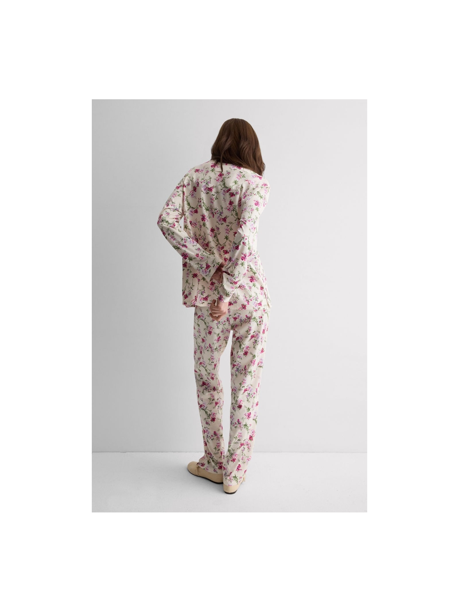 Pijama Comprido Em Algodão Supima Pretty Flowers Rosa Intimissimi