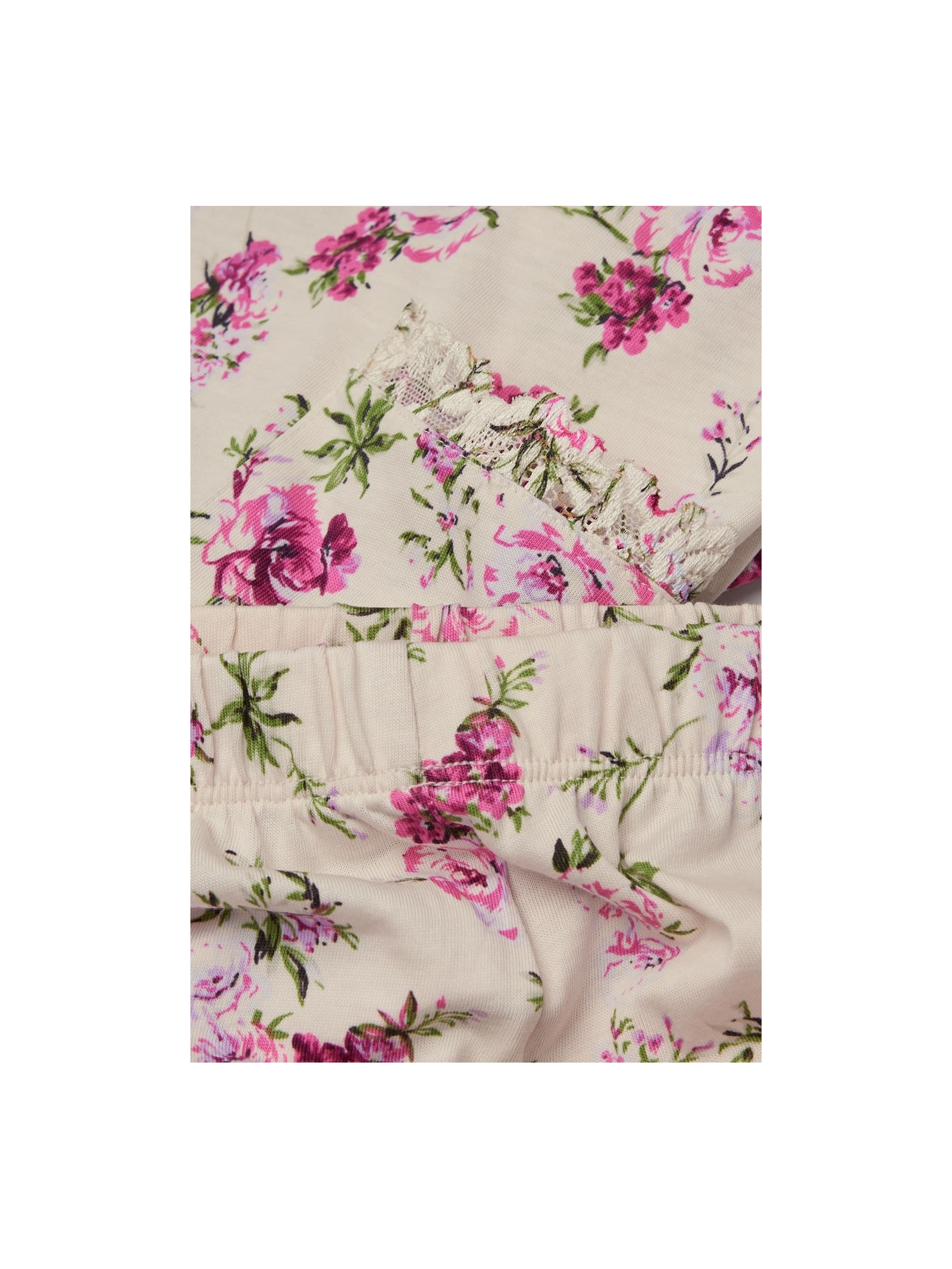Pijama Comprido Em Algodão Supima Pretty Flowers Rosa Intimissimi
