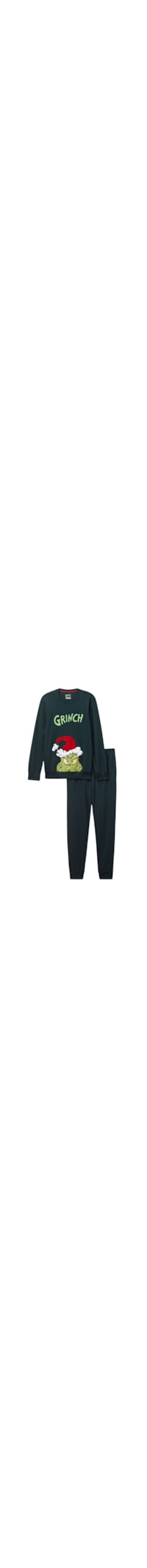 Pijama Comprido Em Algodão The Grinch Dr Seuss - Verde