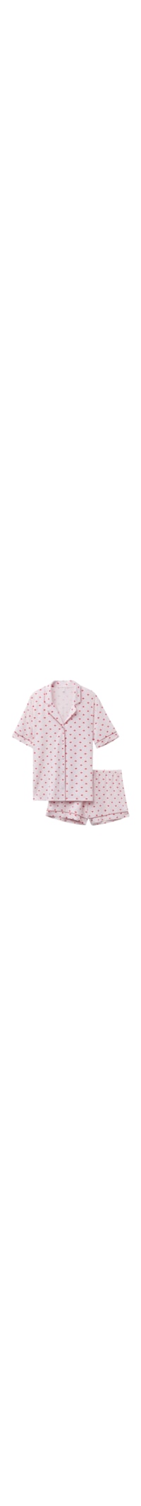 Pijama Curto Aberto Na Frente Em Modal The Love Club - Rosa