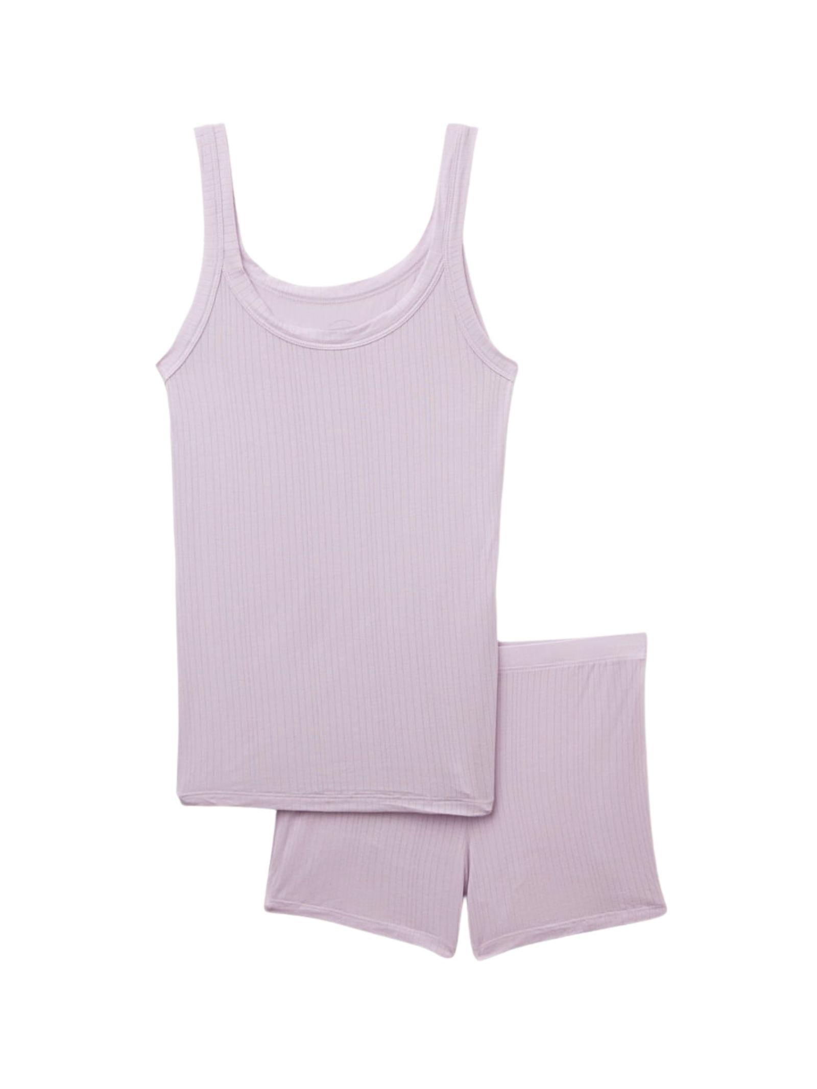 Pijama Curto Canelado Em Modal Soft Lounge Roxo Intimissimi