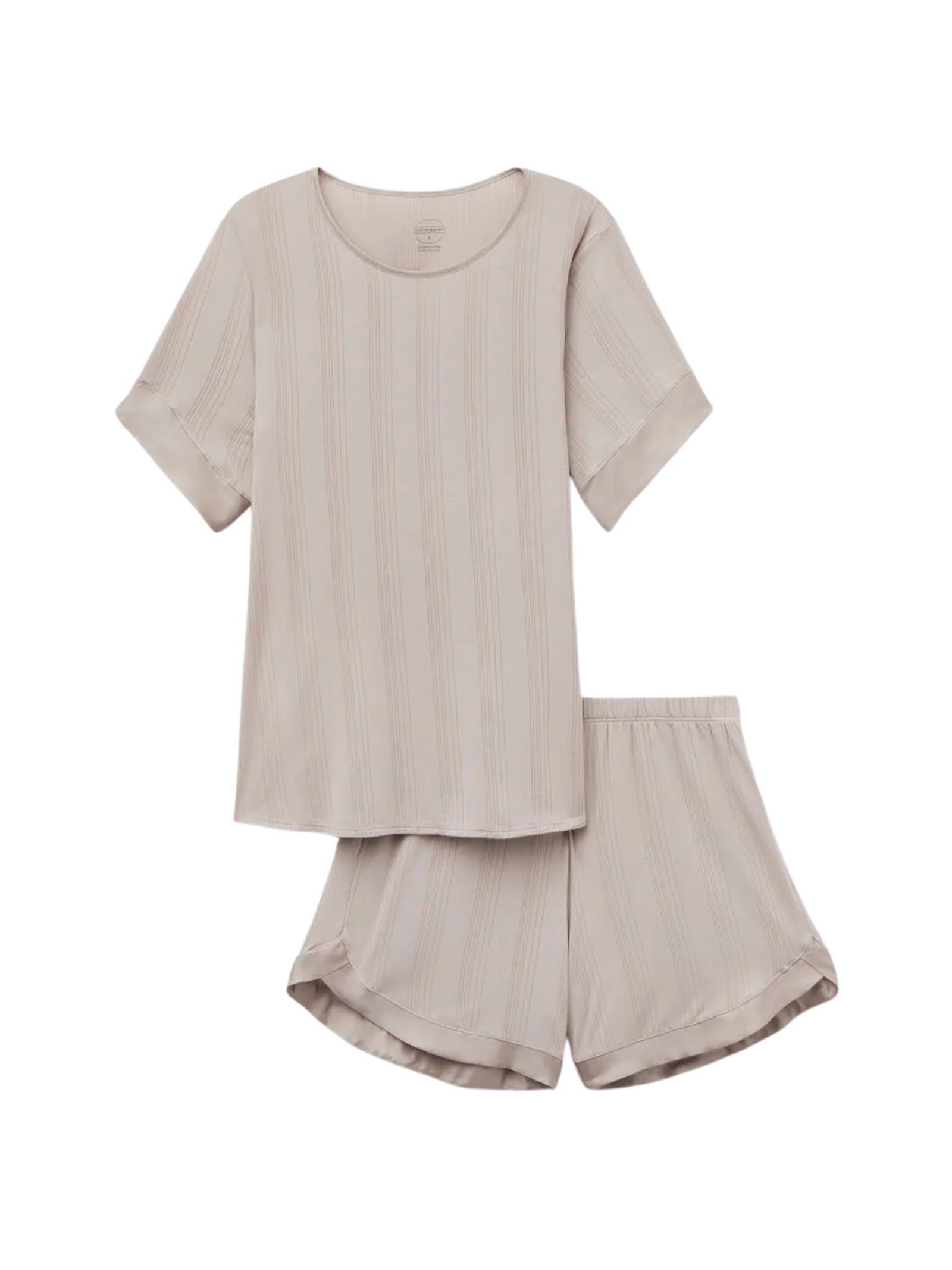 Pijama Curto Delicate Alchemy Em Modal Beige Intimissimi