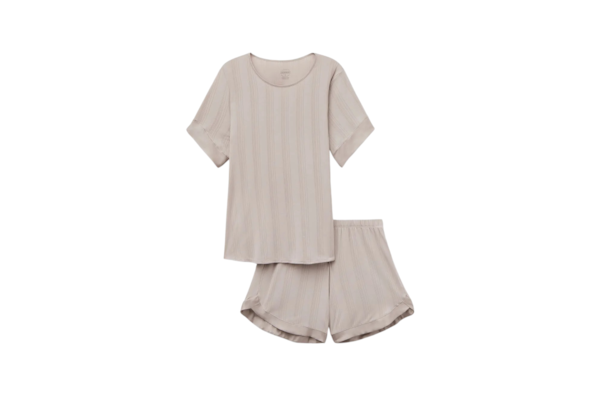 Pijama Curto Delicate Alchemy Em Modal - Beige