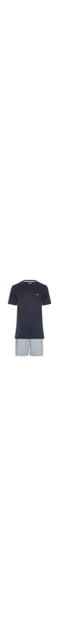 Pijama Curto Masculino Nightwear - Azul