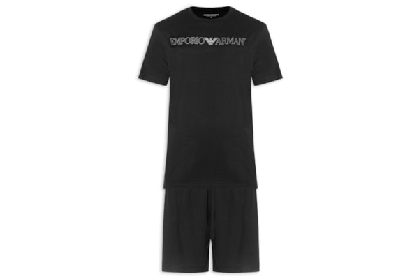 Pijama Curto Masculino Nightwear - Preto