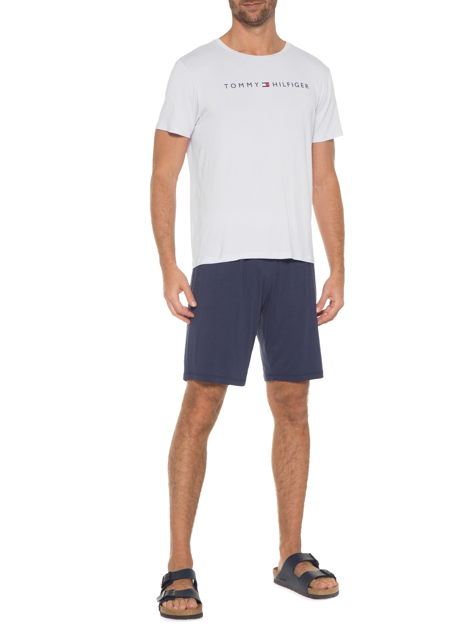 Pijama Curto Mod Essentials Sleepwear Tommy Hilfiger