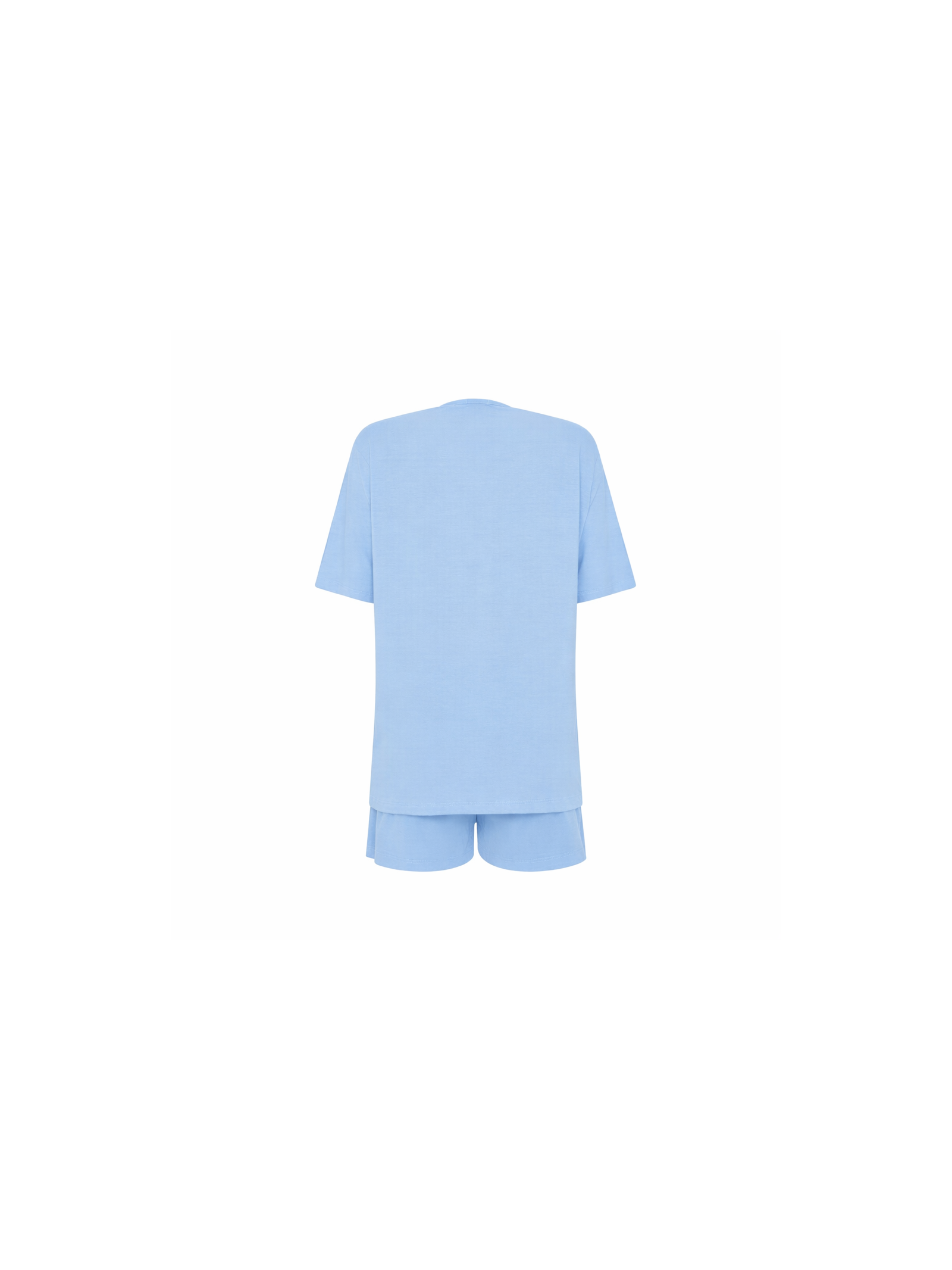 Pijama Curto Sweet Baby Blue Azul Suntime