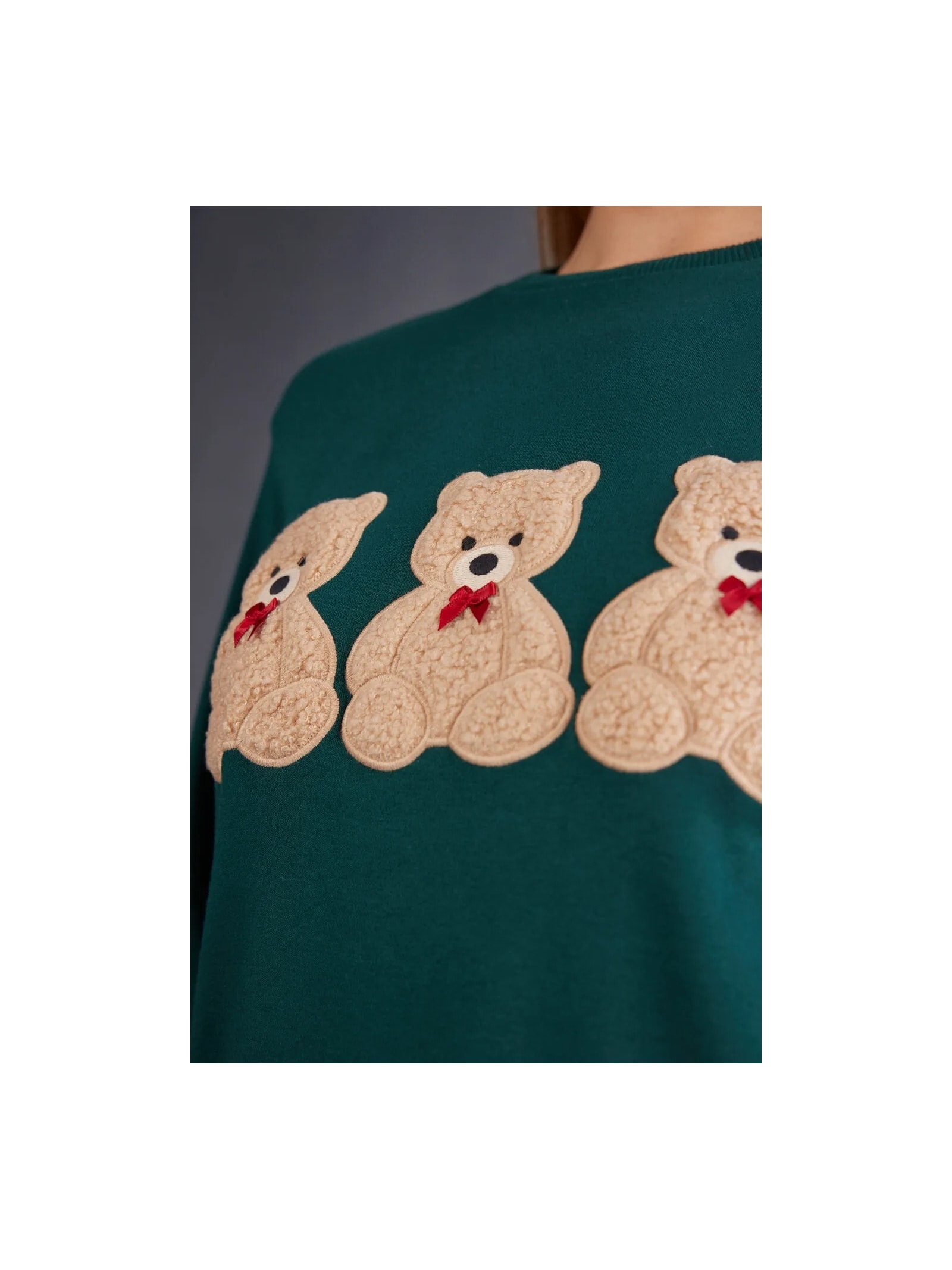 Pijama Em Algodão Três Ursinhos Verde Intimissimi