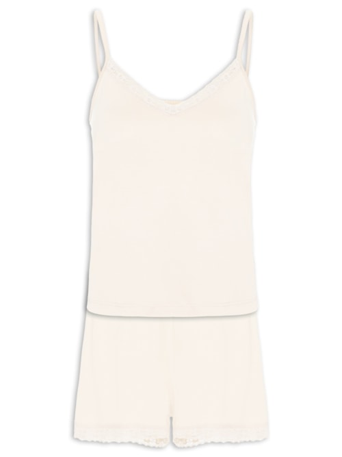 Pijama Feminino – Amarelo