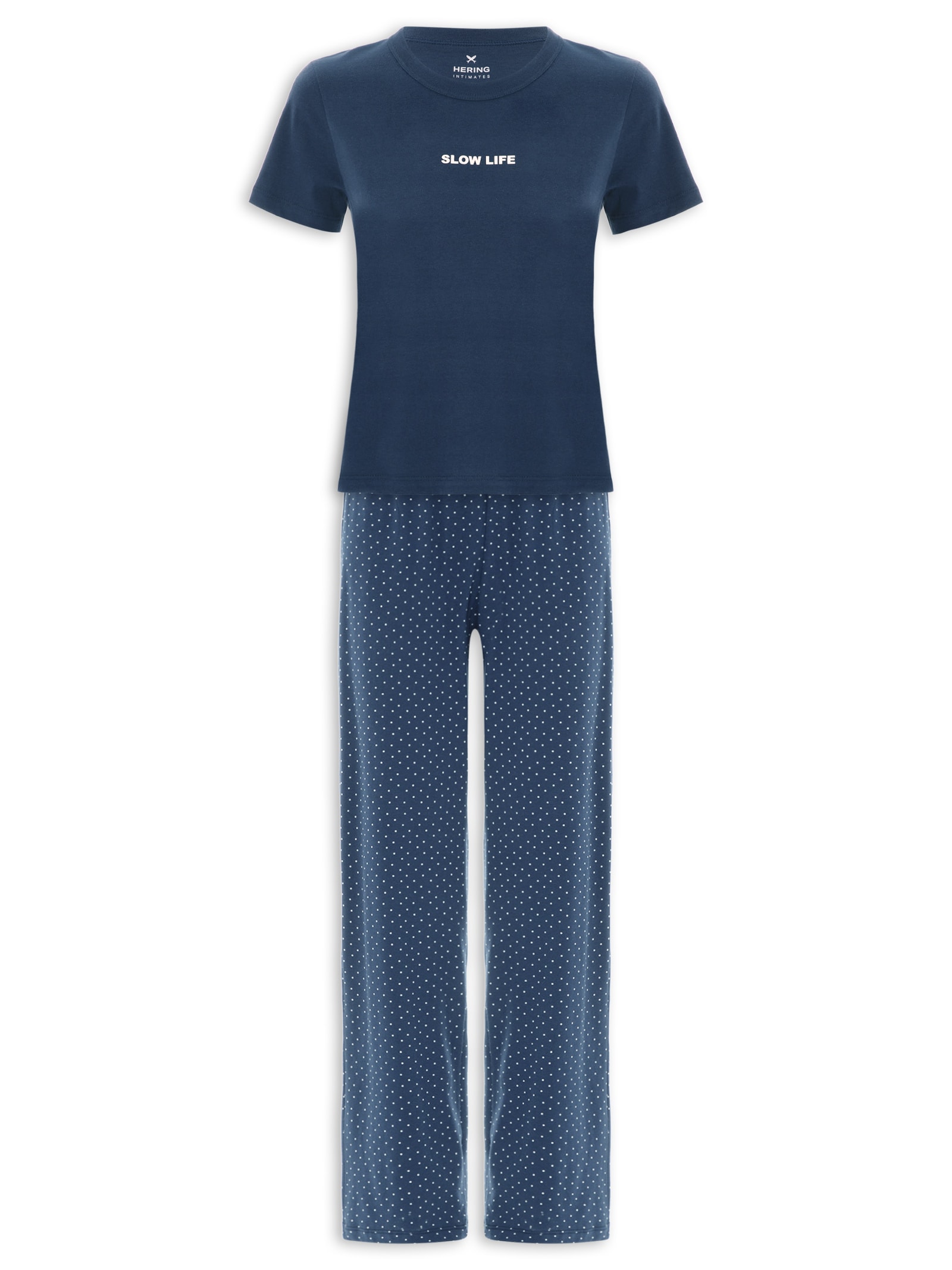 Pijama Feminino Azul Hering Intimates