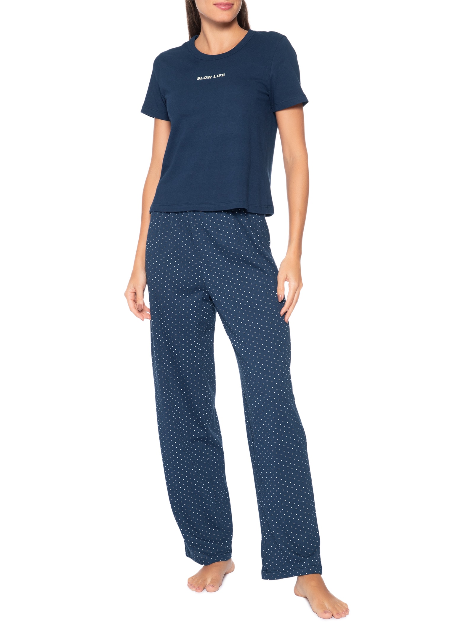 Pijama Feminino Azul Hering Intimates