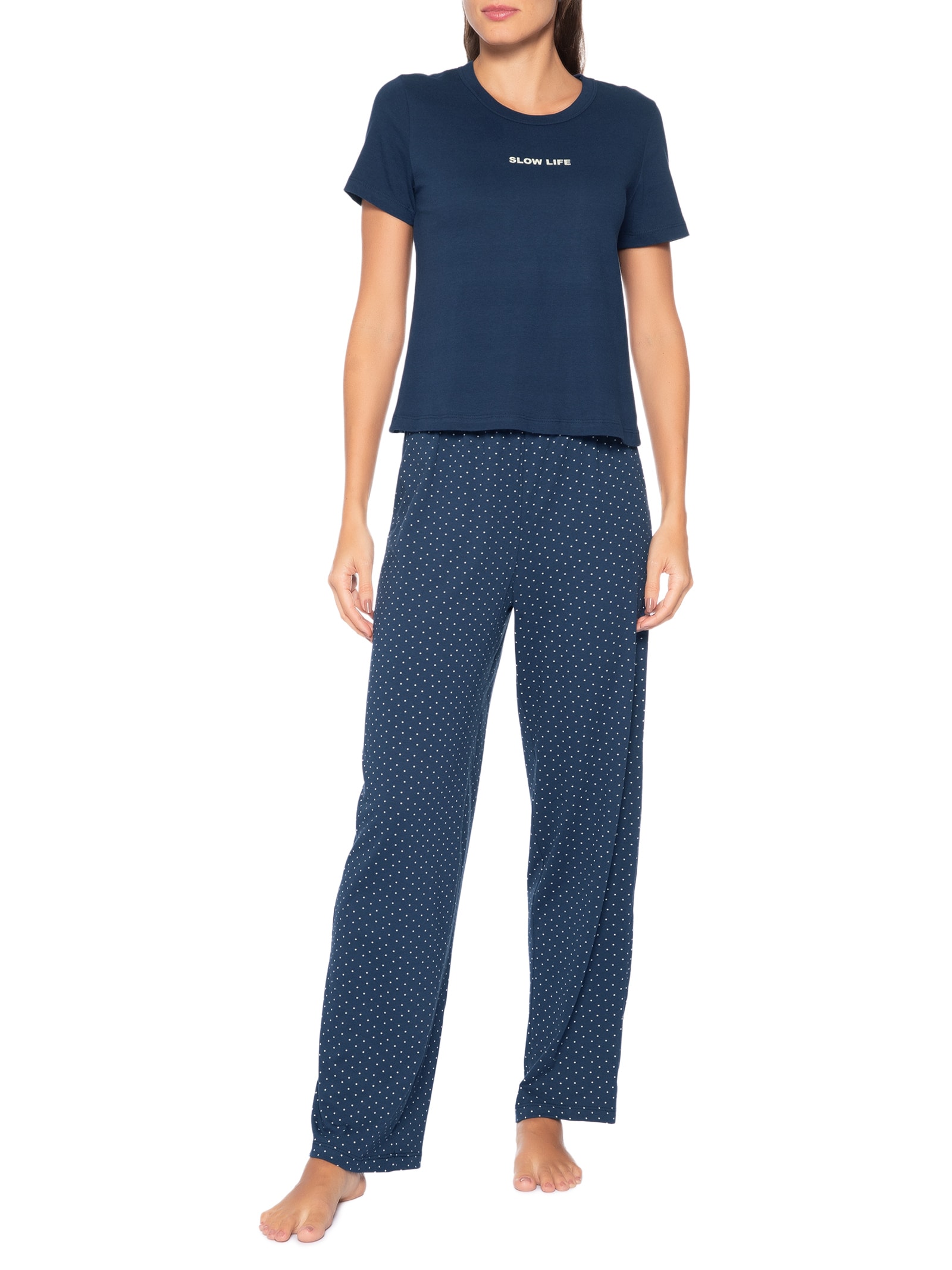 Pijama Feminino Azul Hering Intimates