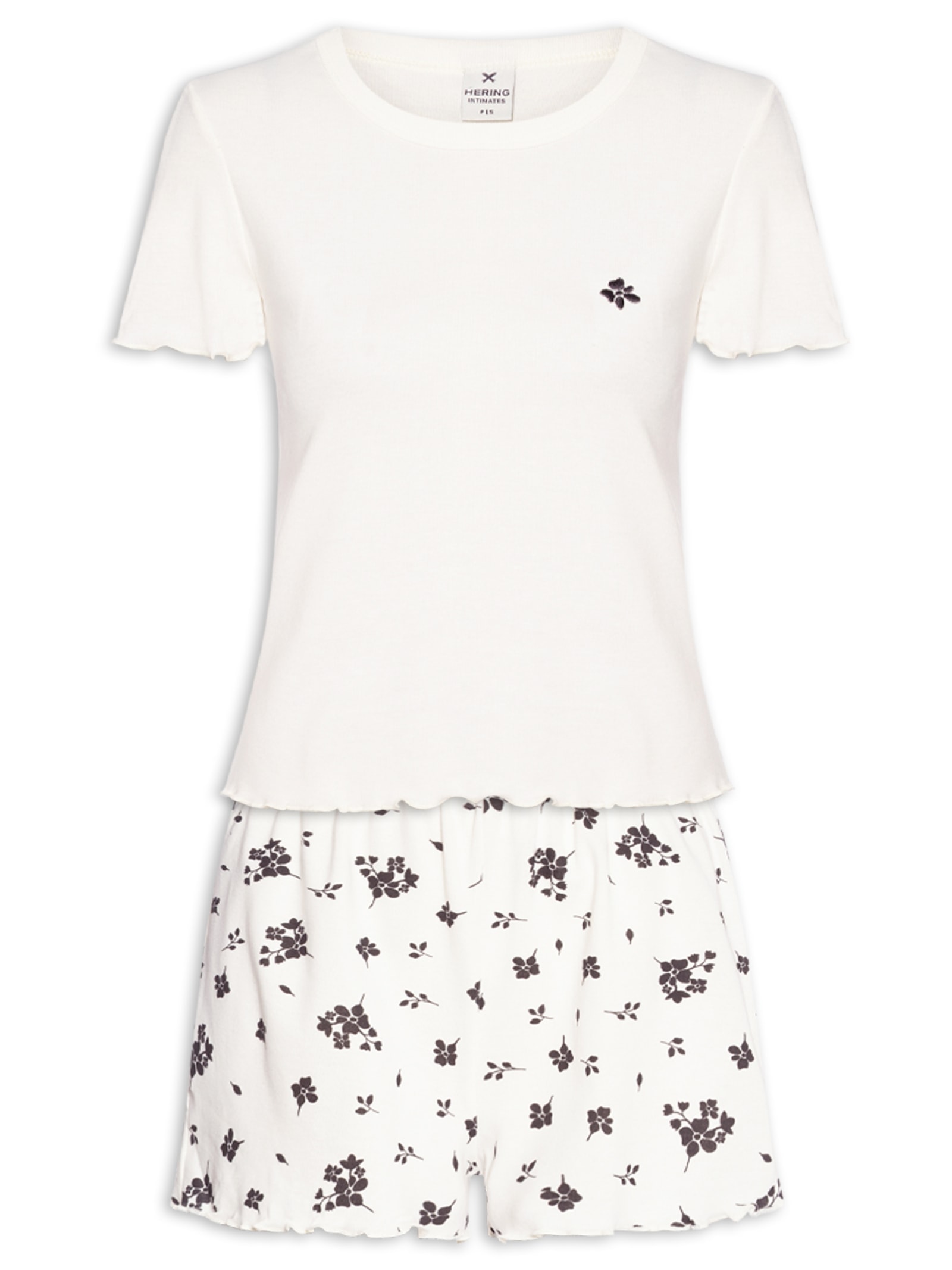 Pijama Feminino Bege Hering Intimates