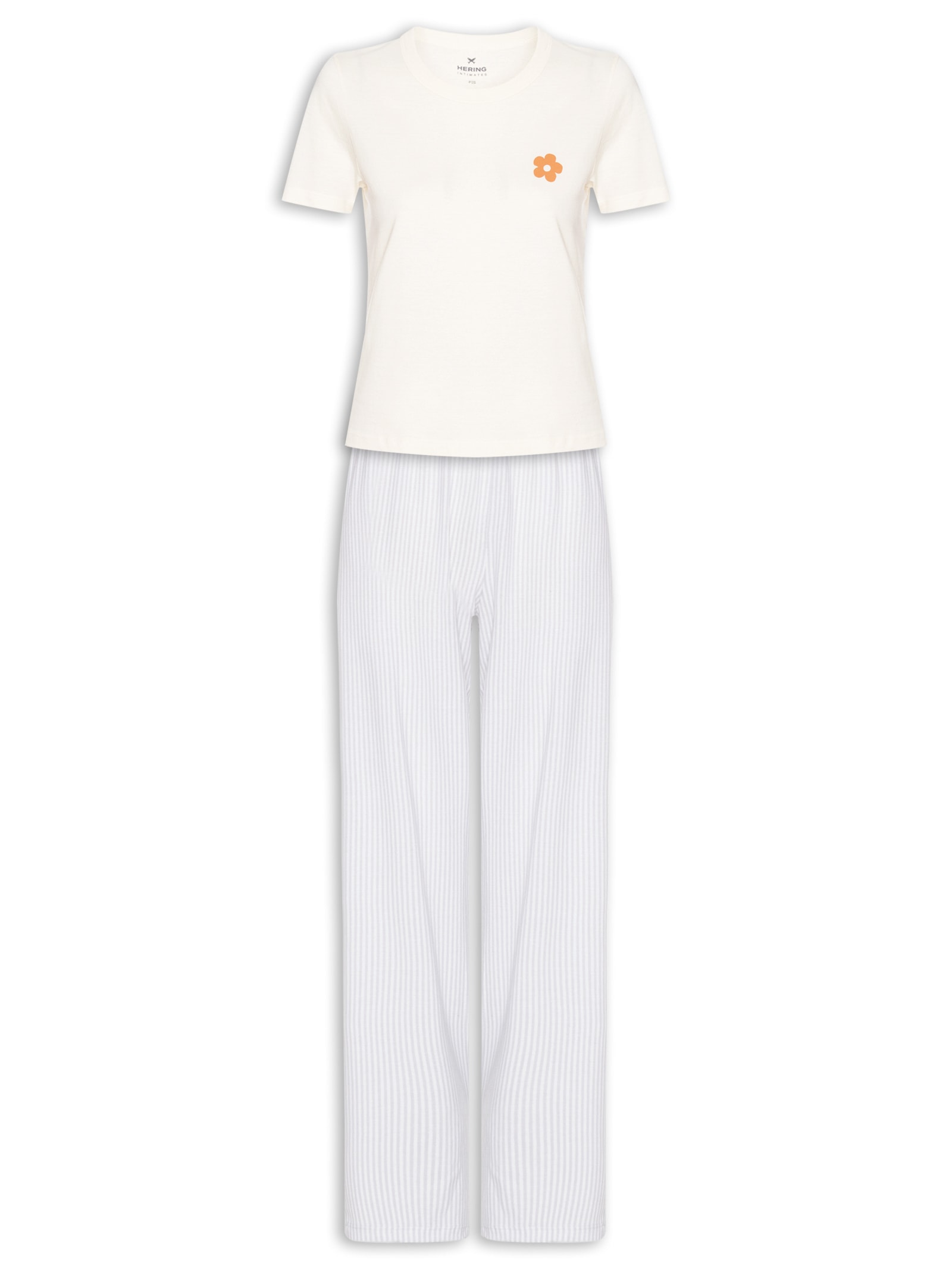 Pijama Feminino Bege Hering Intimates