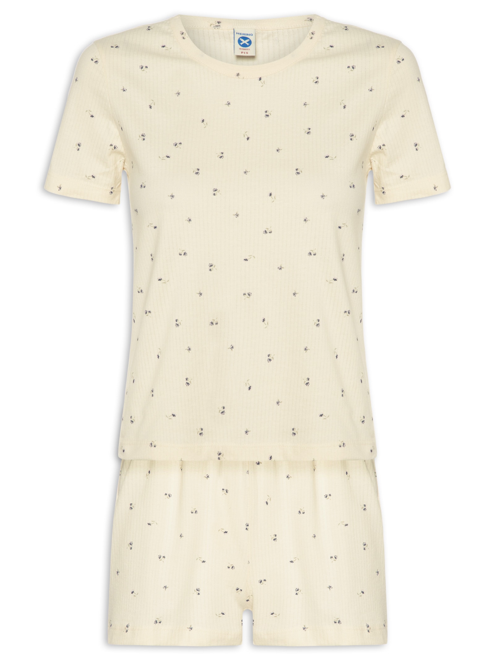 Pijama Feminino Bege Hering Intimates