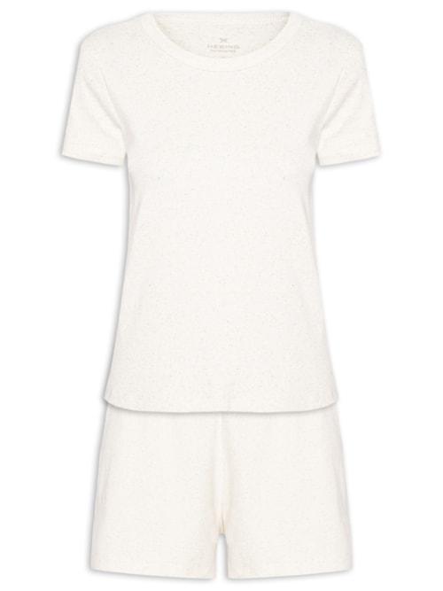 Pijama Feminino – Branco