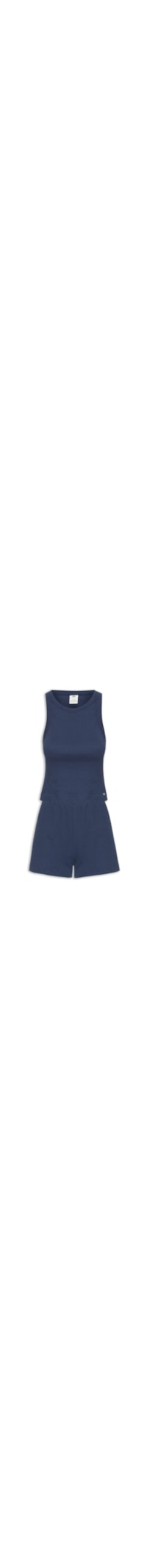 Pijama Feminino Canelado - Azul