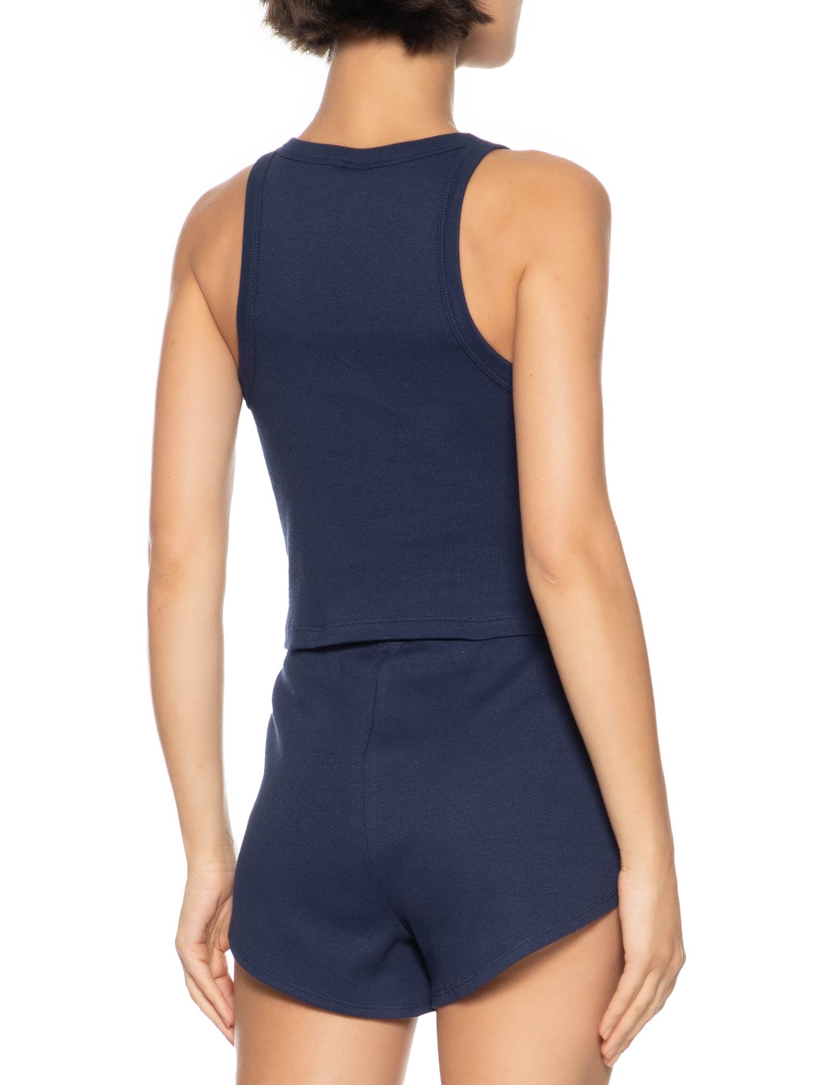 Pijama Feminino Canelado Azul Hering Intimates