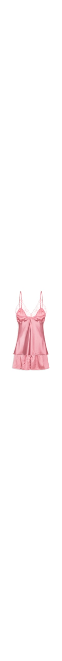 Pijama Feminino Cetim Gabriela - Rosa