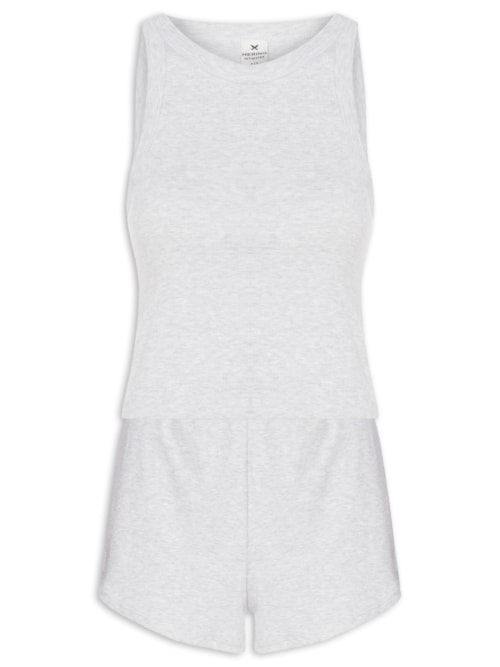 Pijama Feminino – Cinza