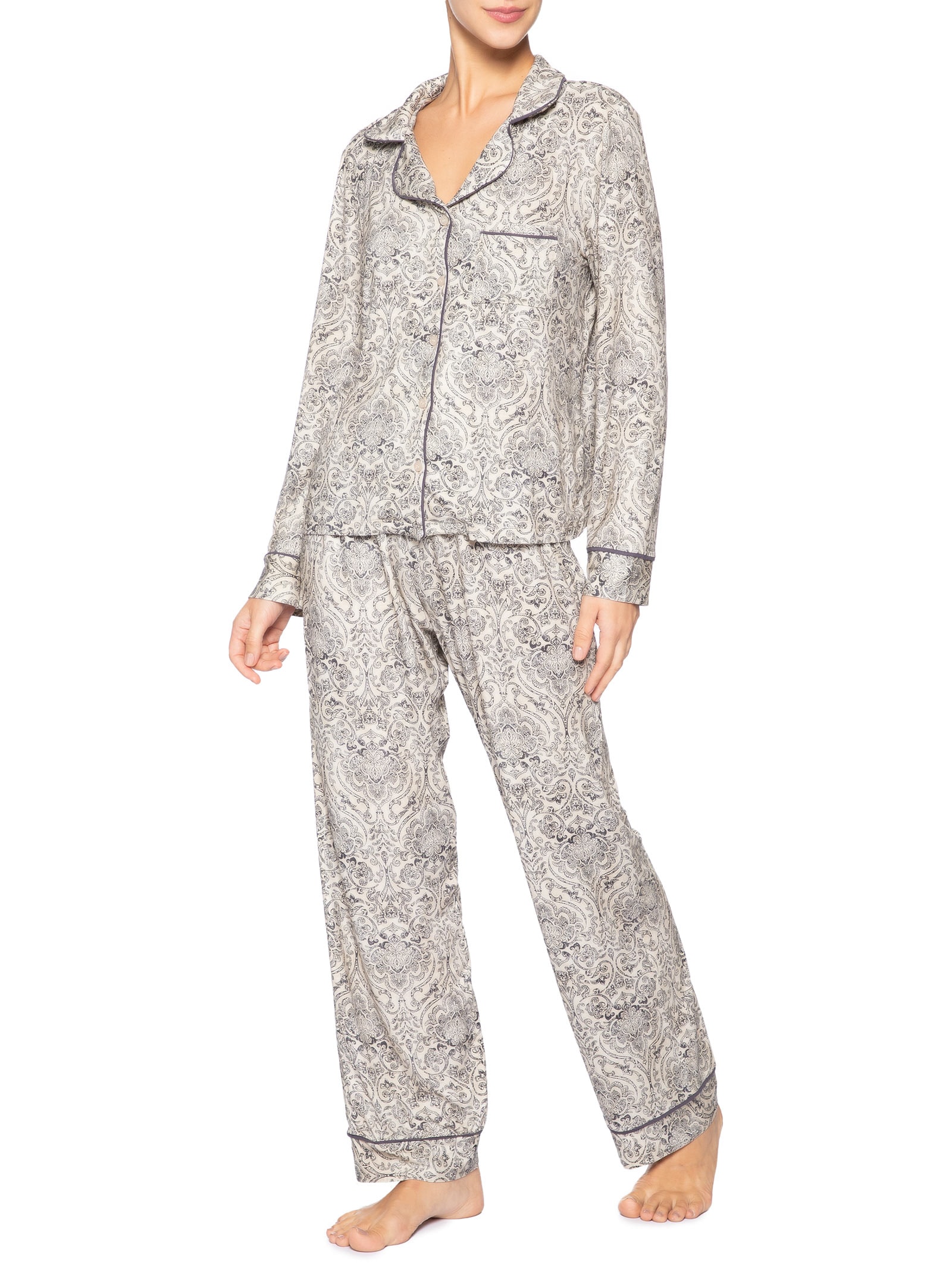 Pijama Feminino Cinza Valisere