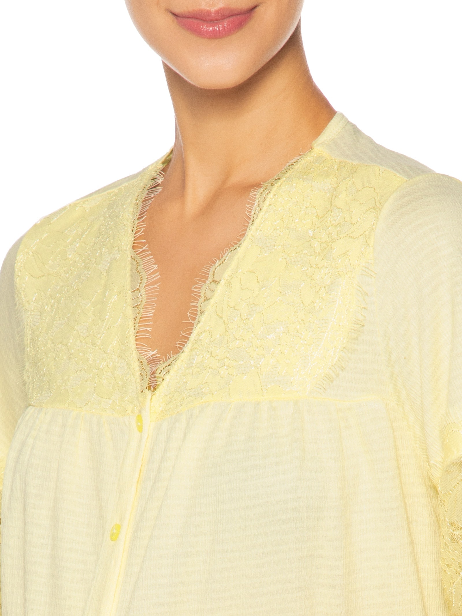 Pijama Feminino Curto Anarruga Bahia Amarelo Jogê