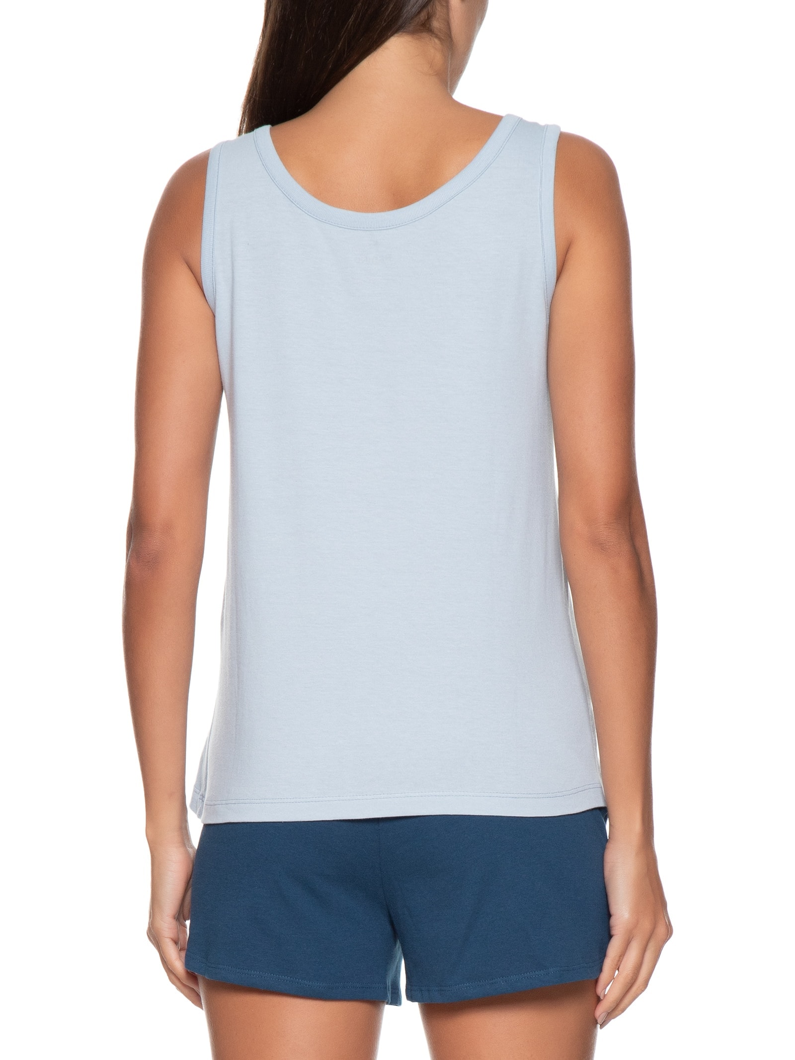 Pijama Feminino Curto Estampado Azul Hering Intimates