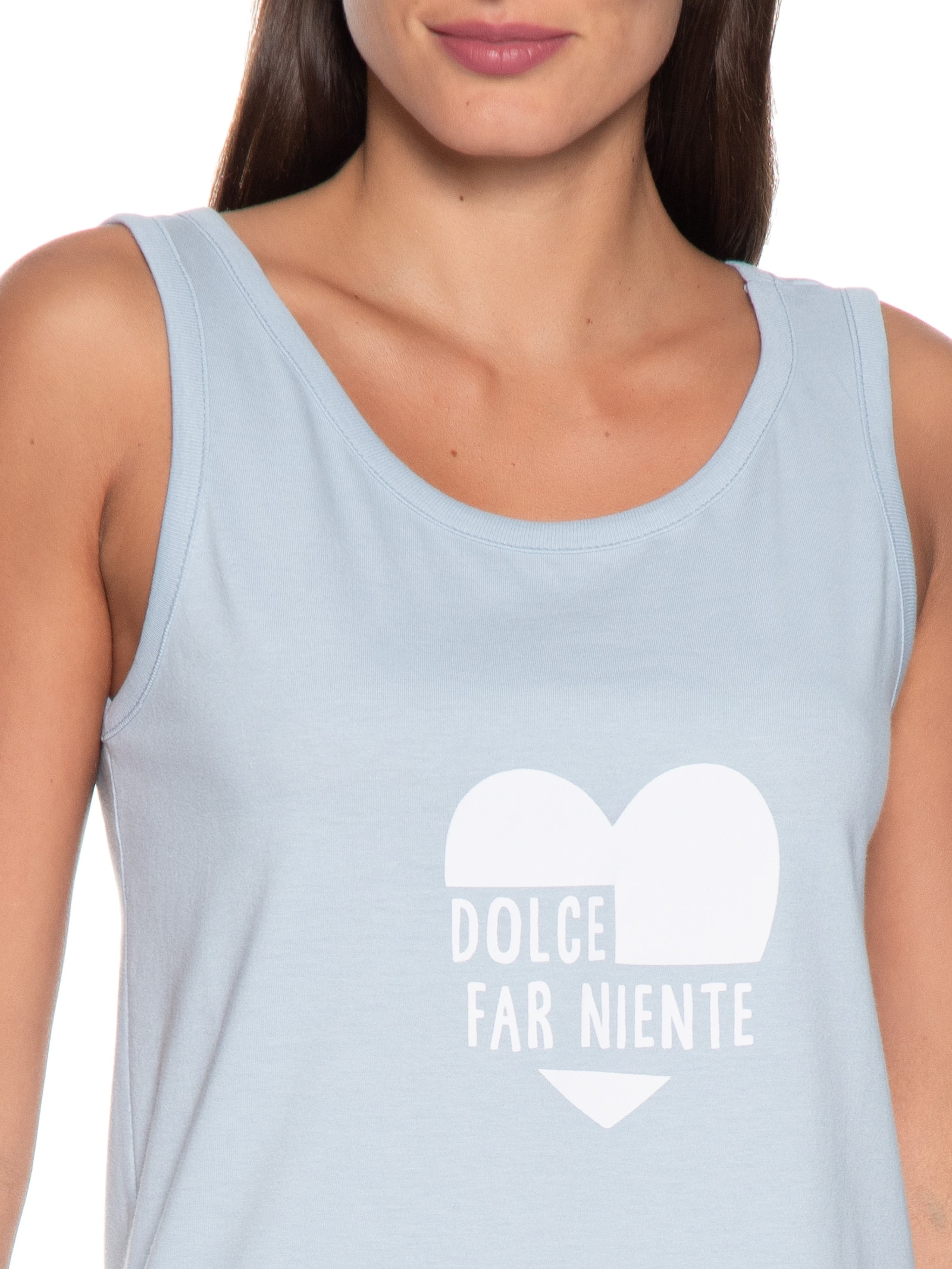 Pijama Feminino Curto Estampado Azul Hering Intimates