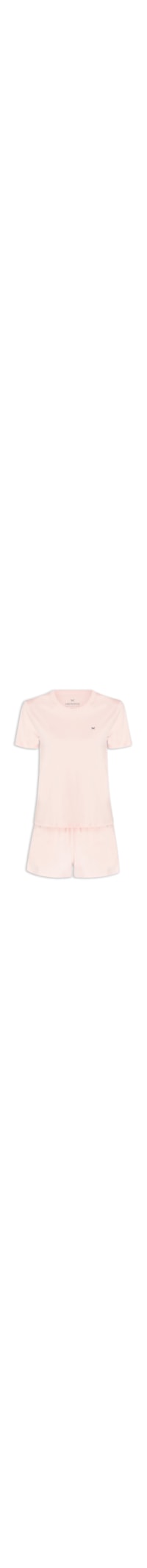 Pijama Feminino Curto - Rosa