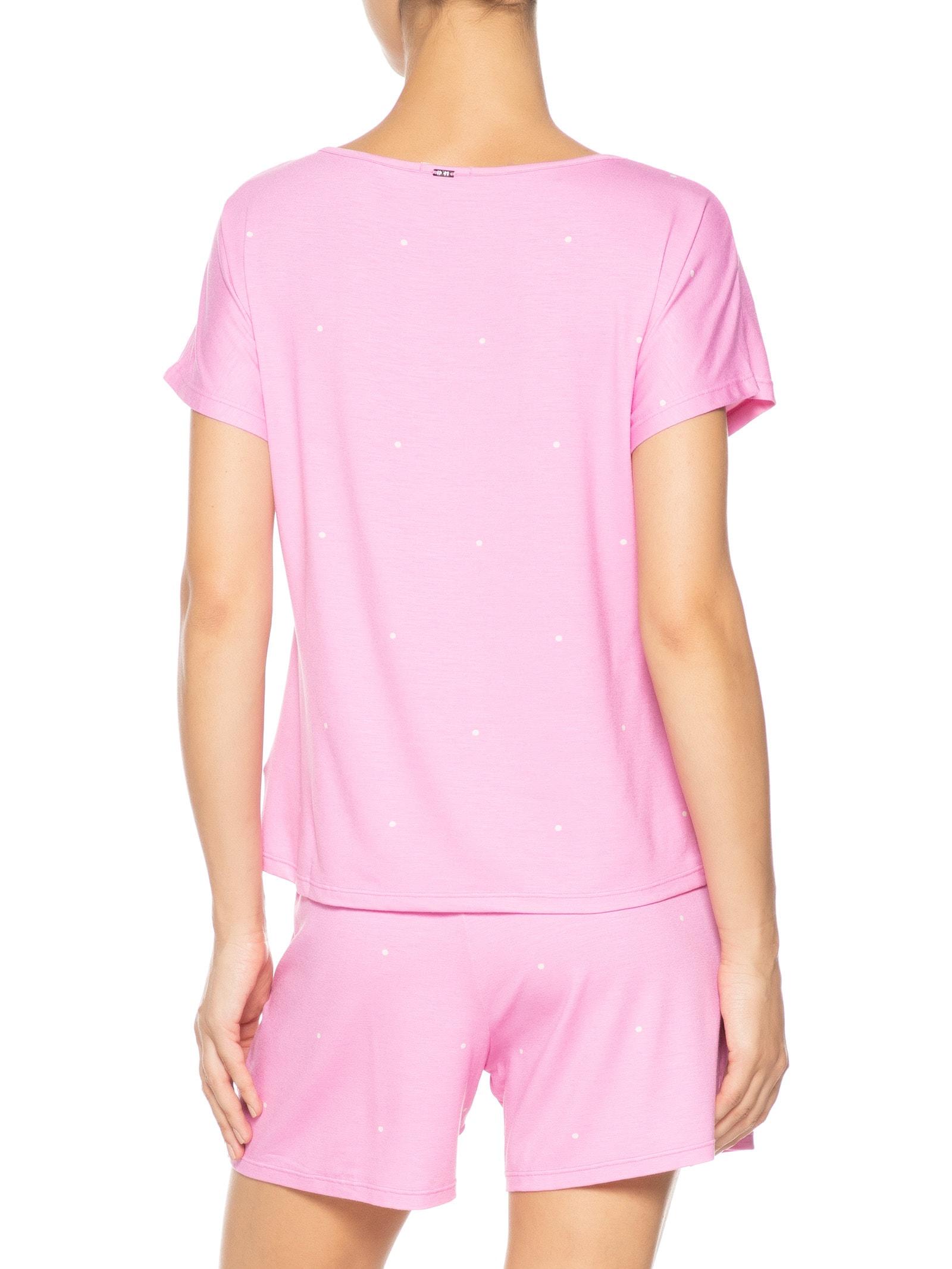 Pijama Feminino Doll em Viscose Dreams Rosa Hope