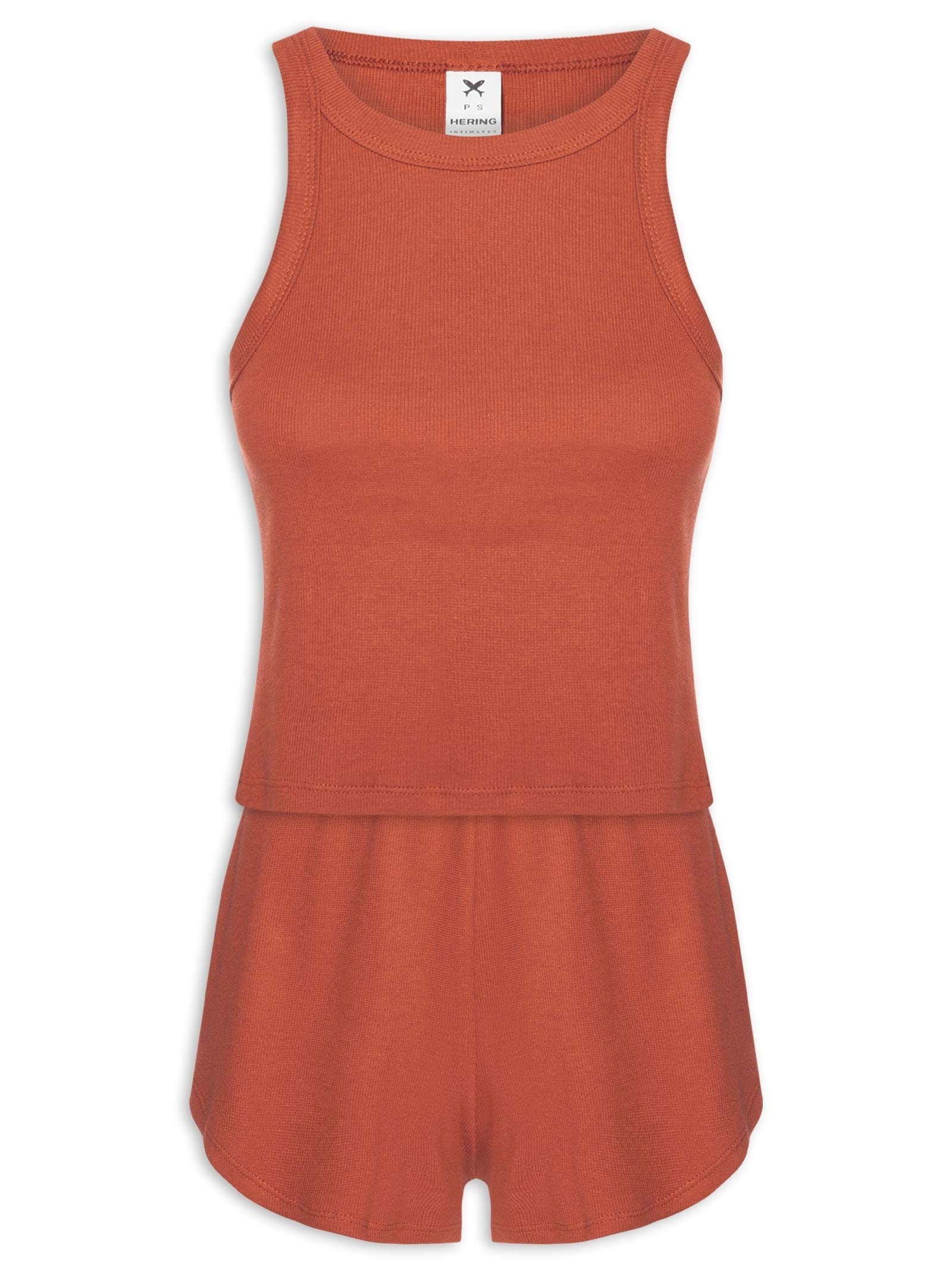 Pijama Feminino Laranja Hering Intimates