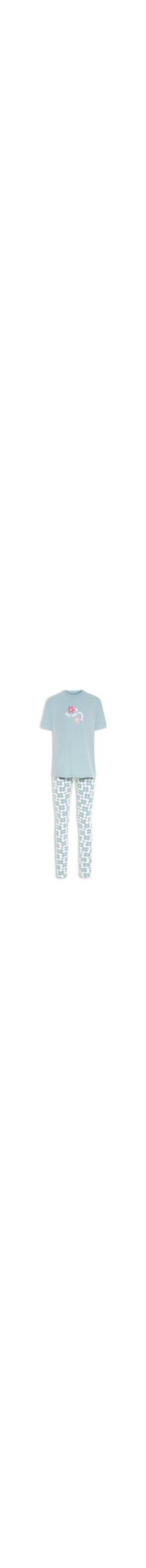 Pijama Feminino Lazy Sunday - Azul