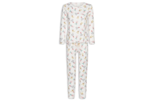 Pijama Feminino Legging Suede Badaró - Branco