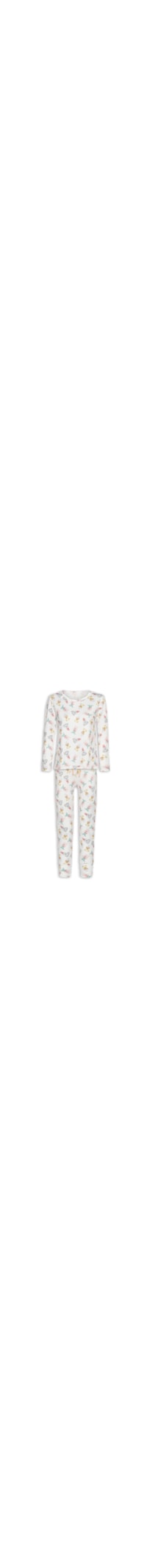 Pijama Feminino Legging Suede Badaró - Branco