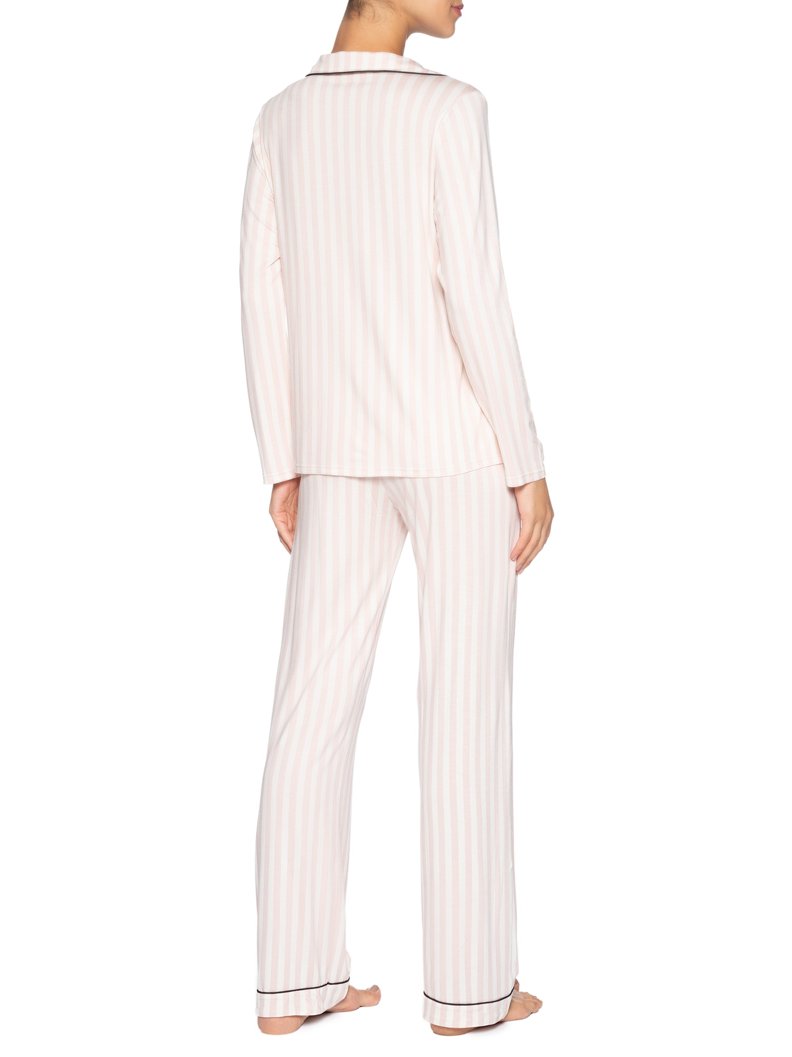 Pijama Feminino Longo Em Viscose Flora Branco Hope