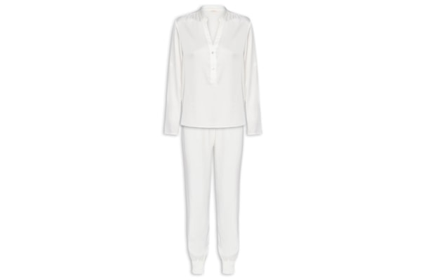 Pijama Feminino Longo Essence - Branco