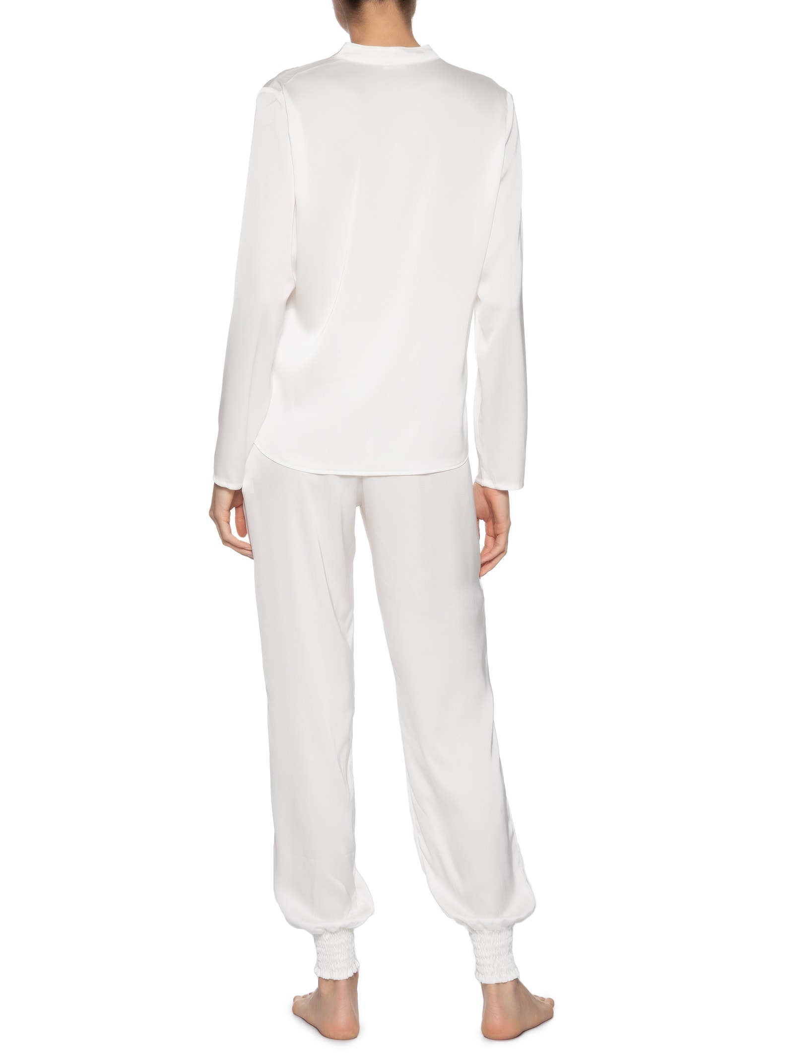 Pijama Feminino Longo Essence Branco Valisere