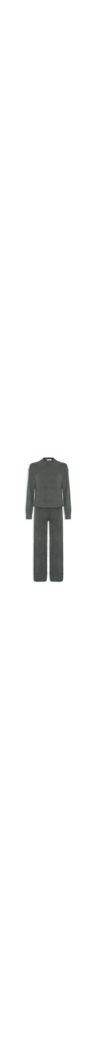 Pijama Feminino Longo Peluciado Vanila - Cinza