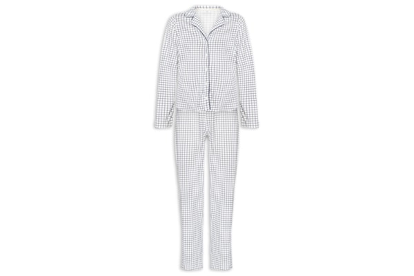 Pijama Feminino Manga Longa - Azul